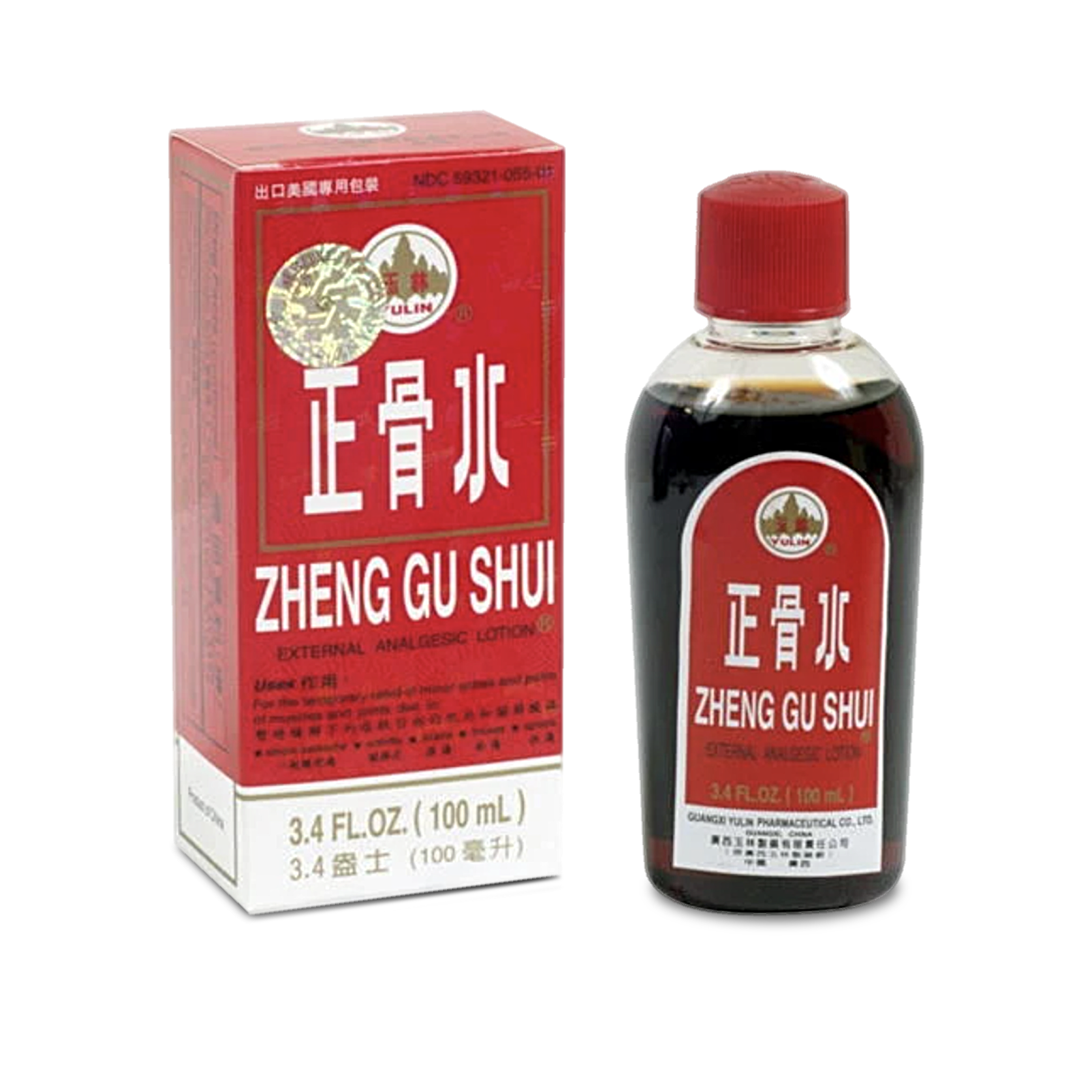 Zheng Gu Shui is a topical that may aid in increasing circulation topically, to the injured areas and help heal and reduce pain.